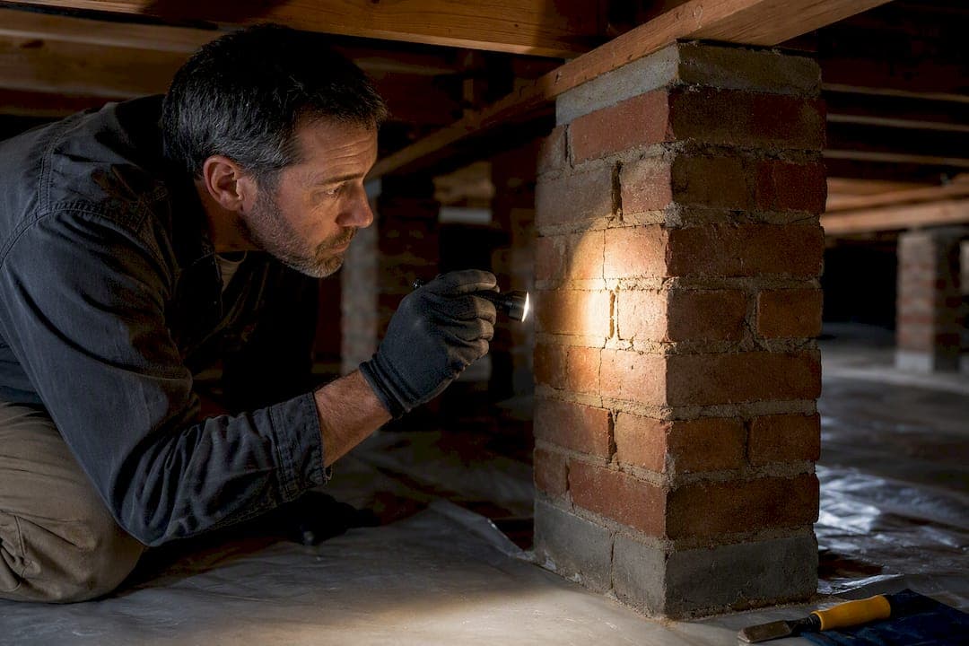 Homeowners: Inspect Before You Repoint Crawl Space Brick Piers