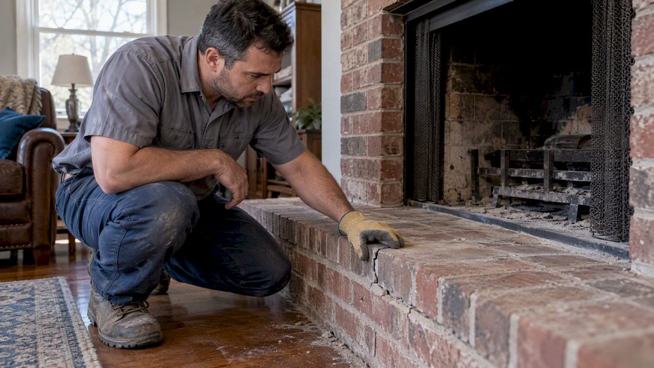 Fireplace Hearth Repair: 5 Warning Signs Before DIY