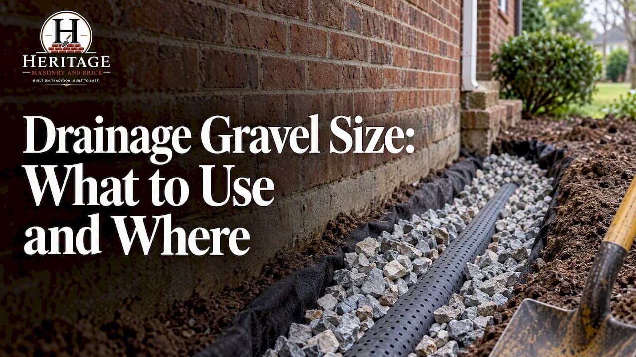 Drainage Gravel Size: What to Use and Where
