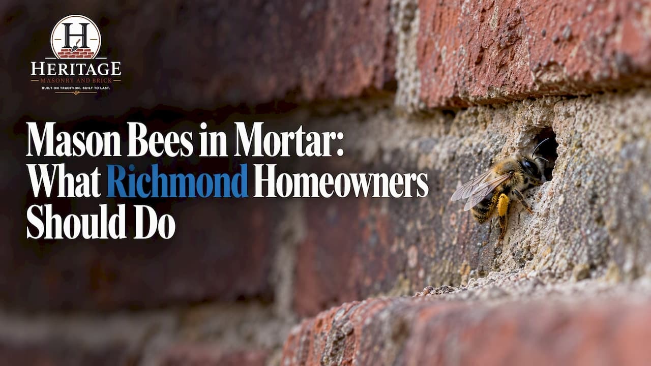 Mason Bees in Mortar: What Richmond Homeowners Should Do