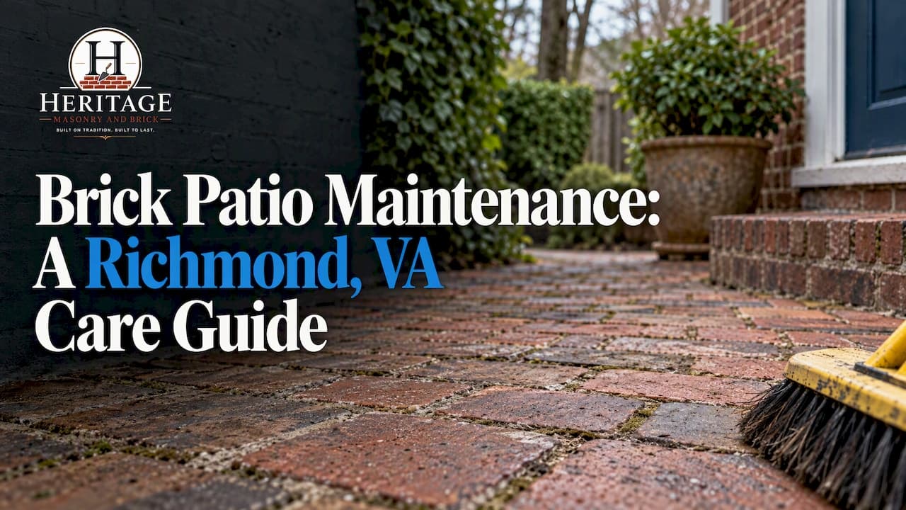 Brick Patio Maintenance: A Richmond, VA Care Guide